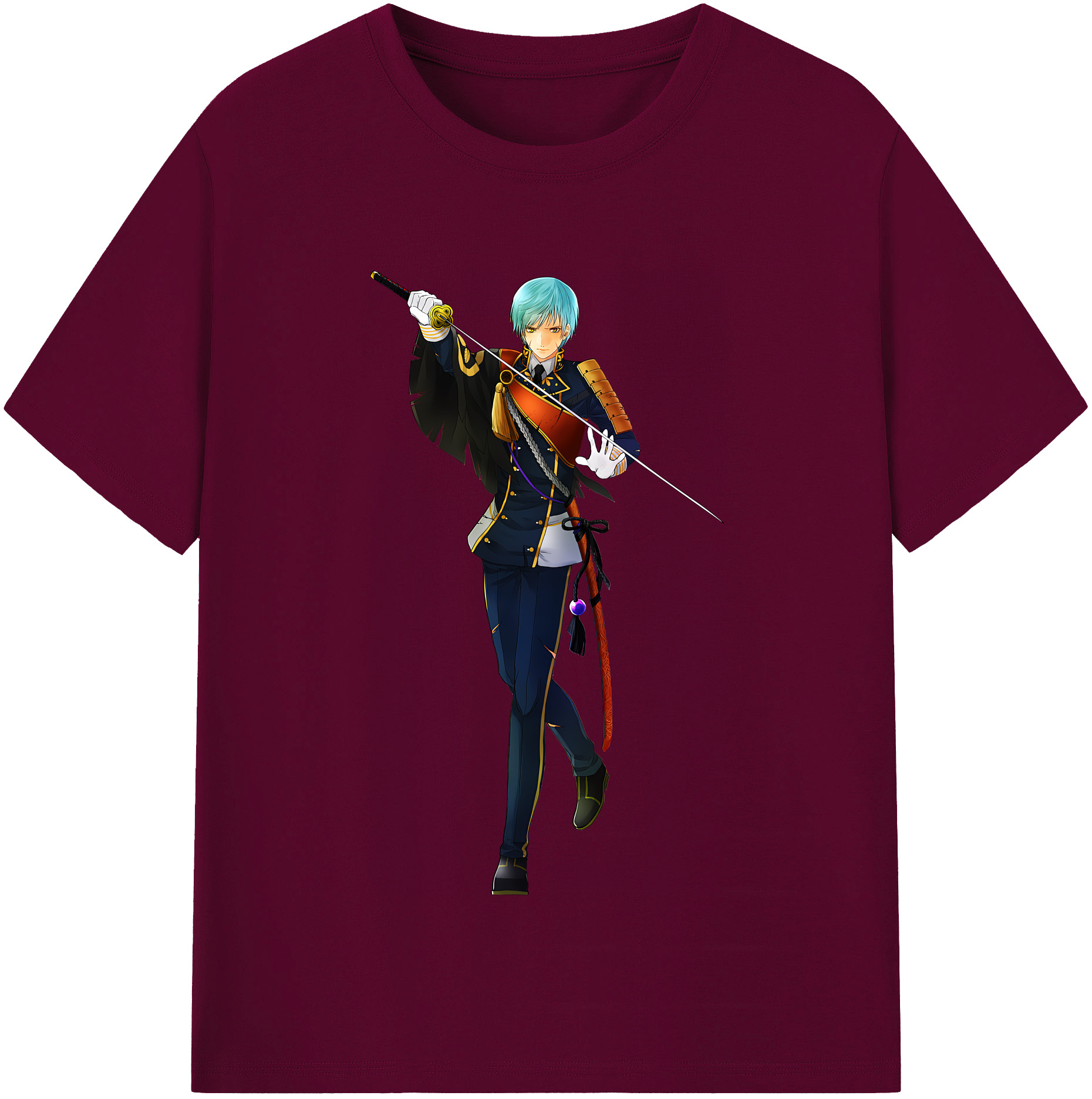 （画像用） 刀剣乱舞 Touken Ranbu レディースカジュアルプリントTシャツ（綿100％）